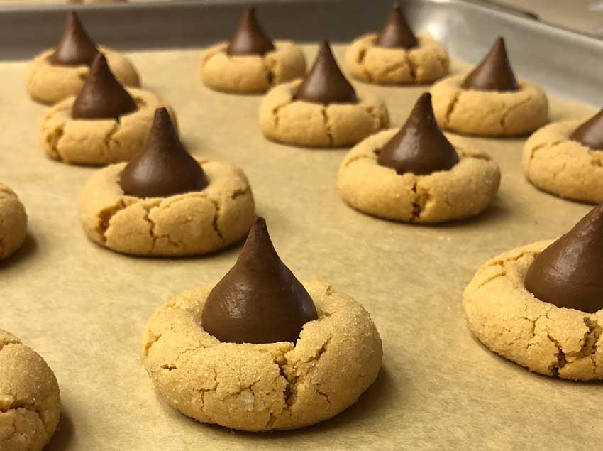 Peanut Blossom Cookies