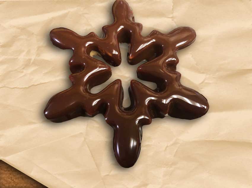 Chocolate Snowflakes