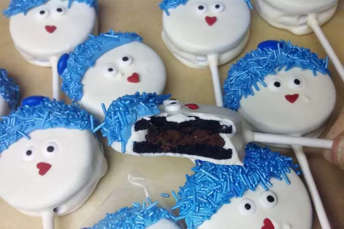 Snowman Pops