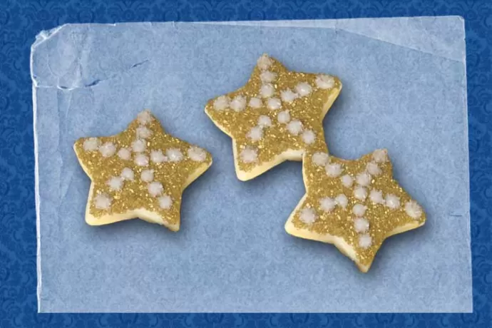 Trio of Sugar-Covered Stars