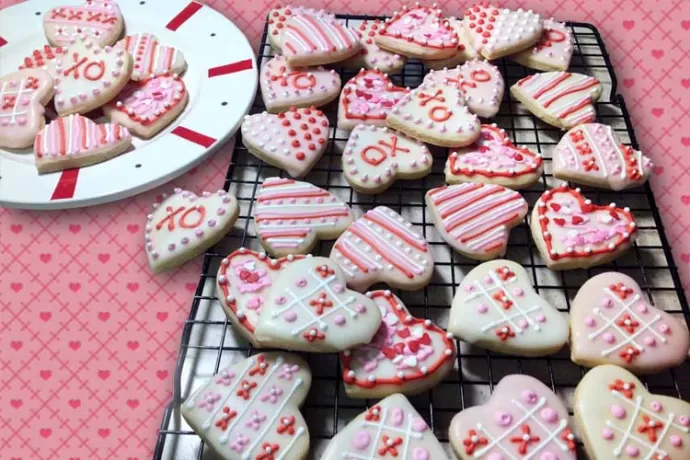 Classic Sugar Cookie Hearts