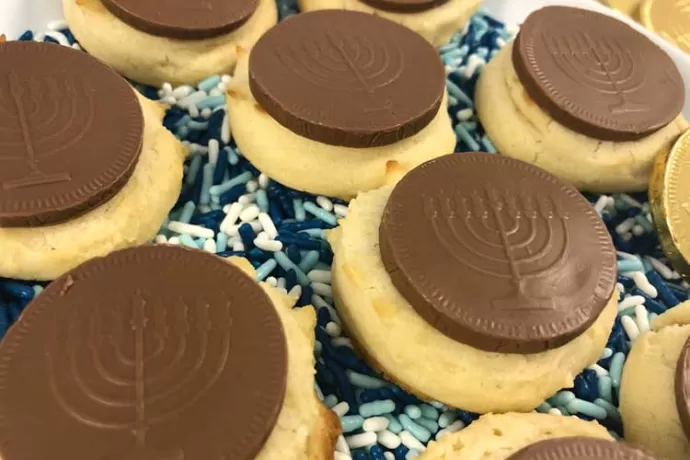 Gelt Cookies for Hanukkah