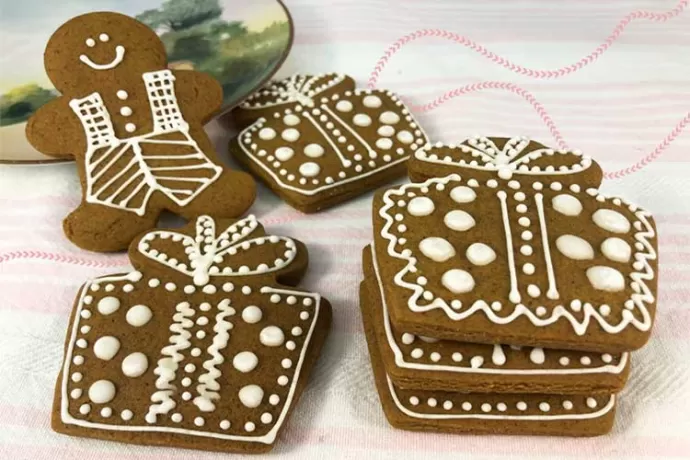 Gingerbread Birthday Cookies