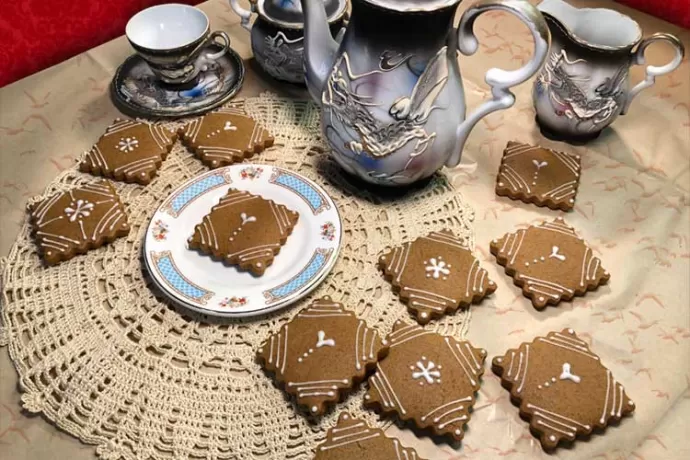 Gingerbread Tea Cookies