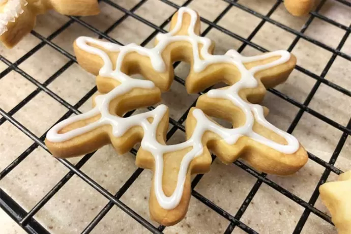 Shortbread Snowflakes