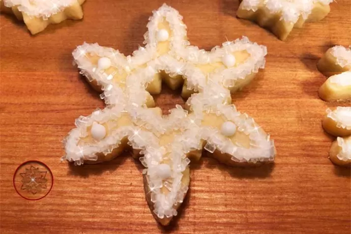 Shortbread Snowflakes