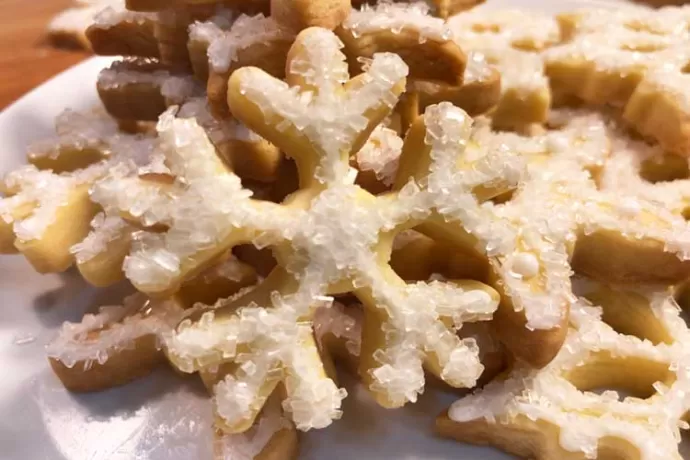 Shortbread Snowflakes