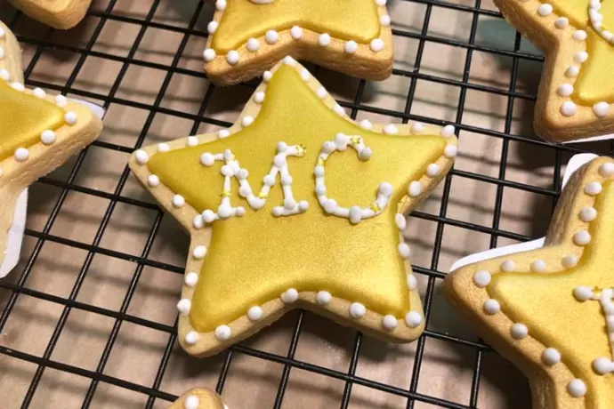 Gold Star Cookies