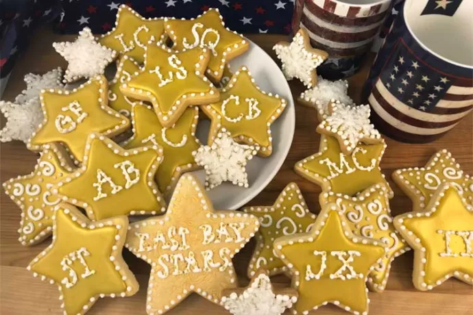 Gold Star Cookies