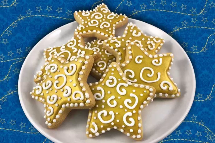 Gold Star Cookies