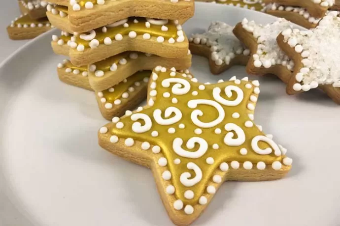 Gold Star Cookies