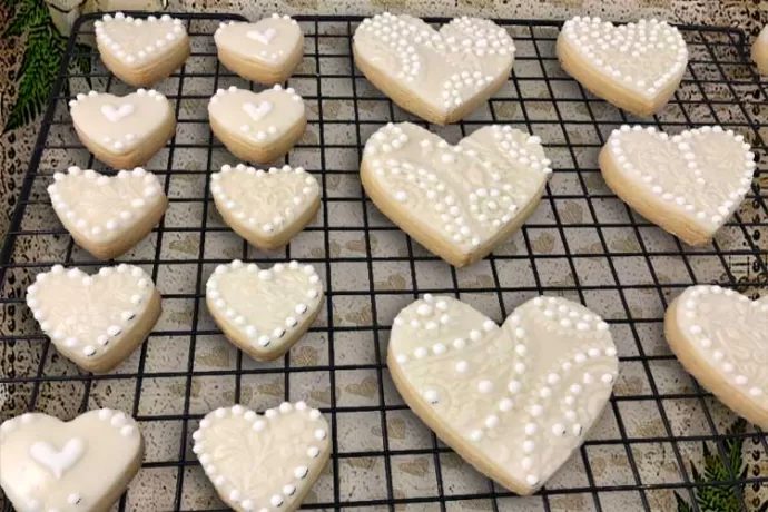 GF Wedding Cookies