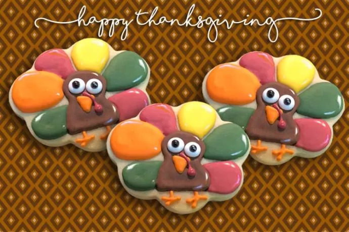 Turkey Cookies