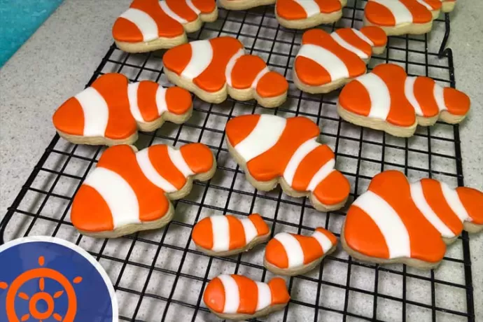 Clownfish cookies