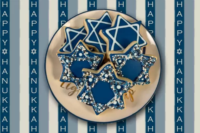 Hanukkah cookies